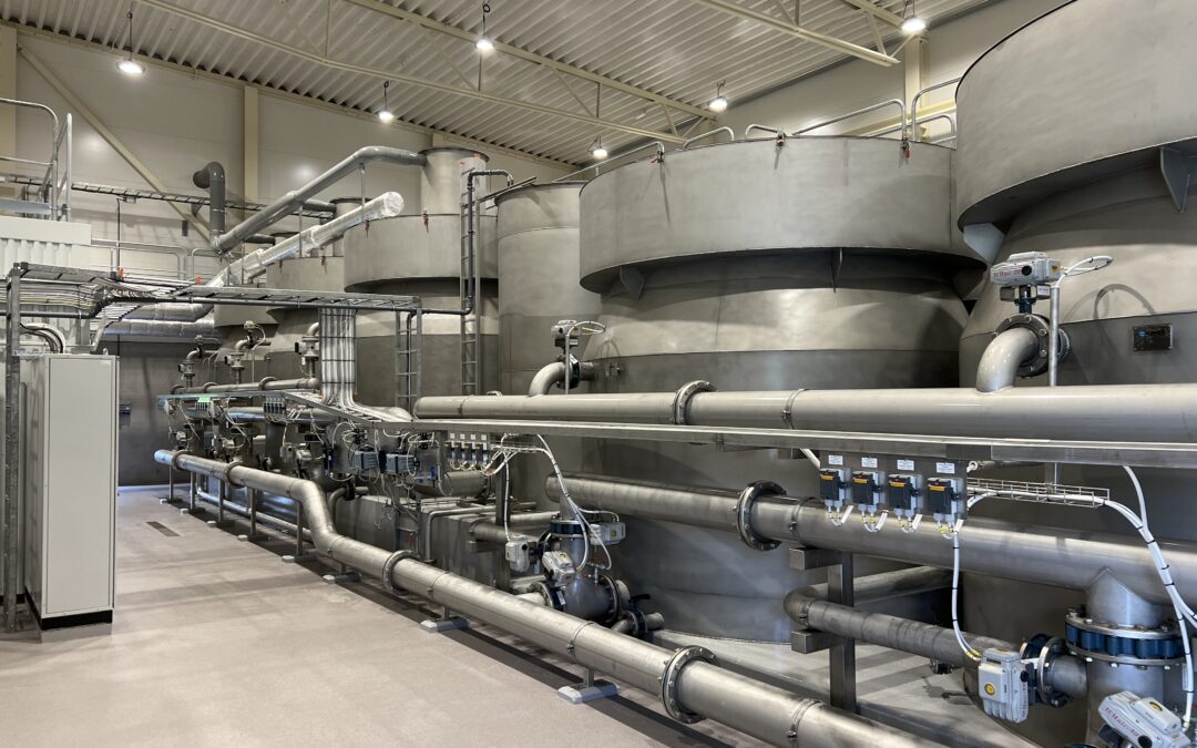 Energy-efficient water treatment plant in Degerfors purifies drinking water without chemicals